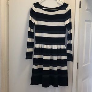 Women’s striped long sleeve dress